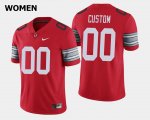 NCAA Ohio State Buckeyes Women's #00 Customized 2018 Spring Game Limited Scarlet Nike Football College Jersey ISS2045HZ